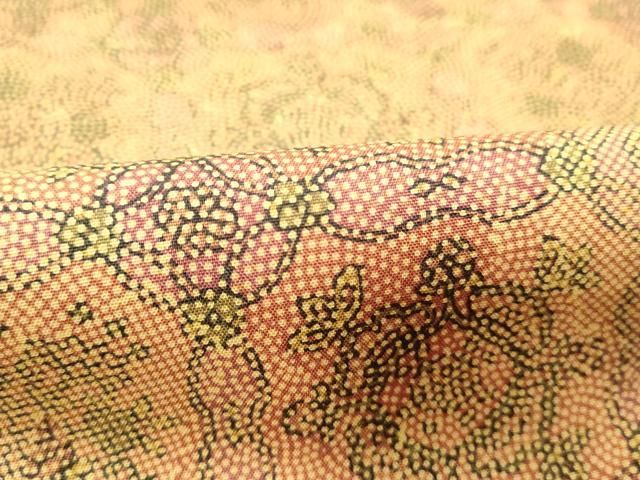 平和屋着物□本場染大島紬 更紗花文 正絹 逸品 DABB2491cd - メルカリ