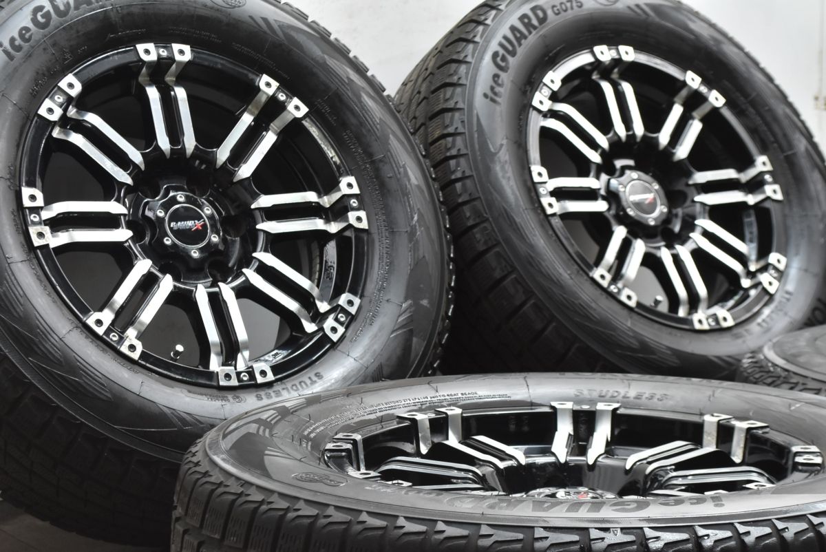 程度良好】B-MUD X 17in 8J +20 PCD139.7 ヨコハマ アイスガード G075