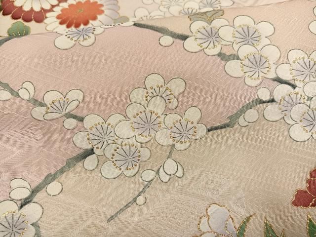 平和屋着物□訪問着 枝花文 金彩 正絹 逸品 AABF2493ph - メルカリ