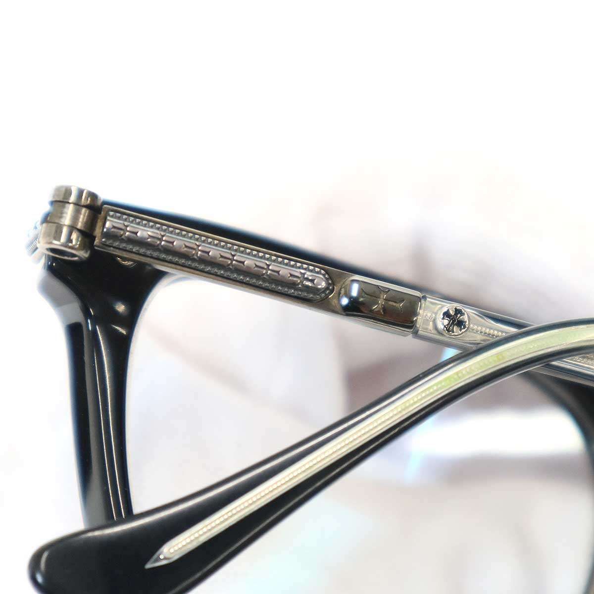 CHROME HEARTS クロムハーツ SPUR EM 度入りアイウェア メガネ