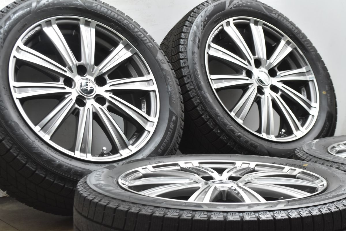 バリ溝】スマック 17in 7J +53 PCD114.3 ブリヂストン ブリザック VRX3