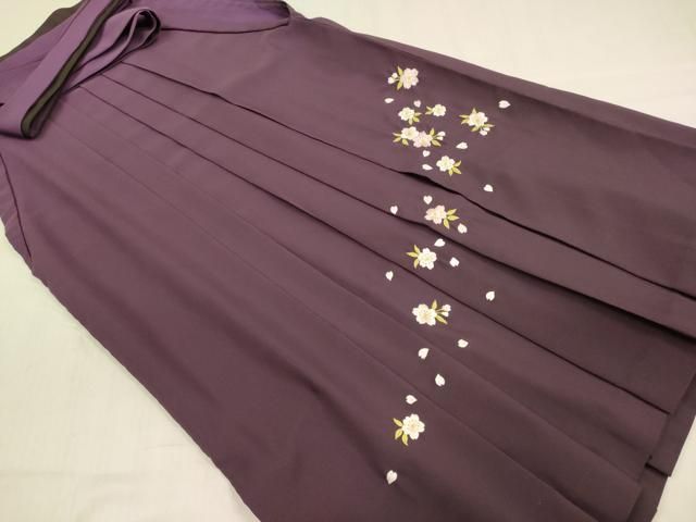 平和屋着物□女性 行灯袴 総刺繍 舞花文 暈し染め 金彩 洗える着物