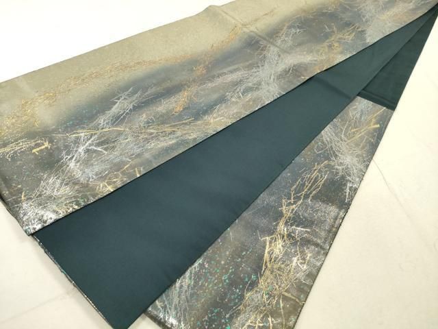 平和屋着物◎六通柄袋帯 霞文 引箔 正絹 逸品 DABA8374xg - メルカリ