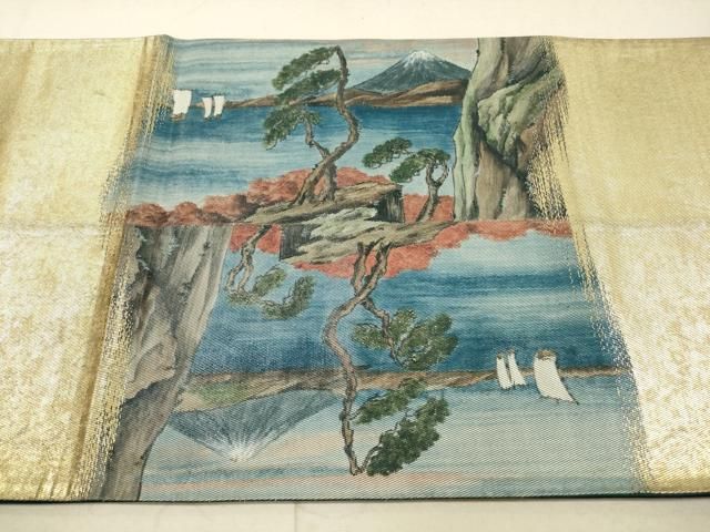 平和屋着物◎太鼓柄袋帯 風景文 正絹 逸品 DABA8388xg - メルカリ