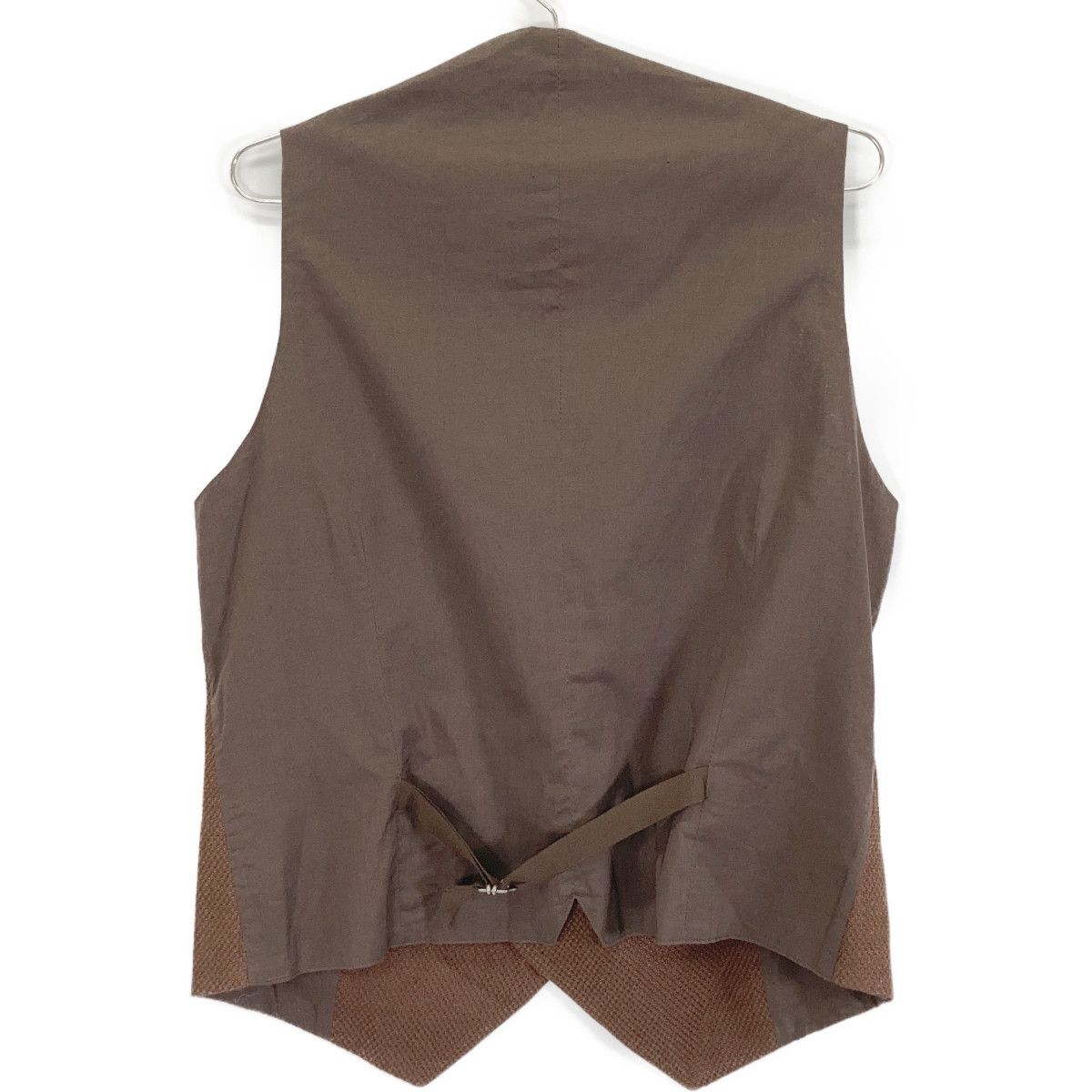 TAGLIATORE タリアトーレ KLAUS/F ﾌﾞﾗｳﾝ ﾘﾈﾝ混 ﾀﾞﾌﾞﾙ釦 ﾍﾞｽﾄ/ｼﾞﾚ 48