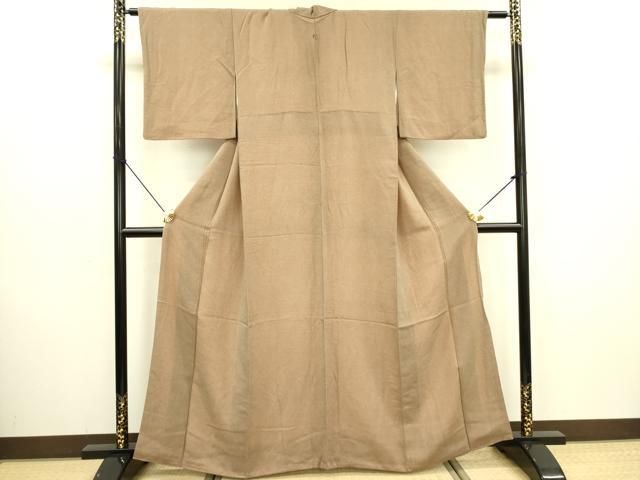 平和屋着物▽江戸小紋　単衣　鮫小紋柄　鬼しぼ縮緬　正絹　逸品　AABB7746jh 平和屋着物□江戸小紋 鮫小紋柄 鬼しぼ縮緬 正絹 逸品 DABB7072op