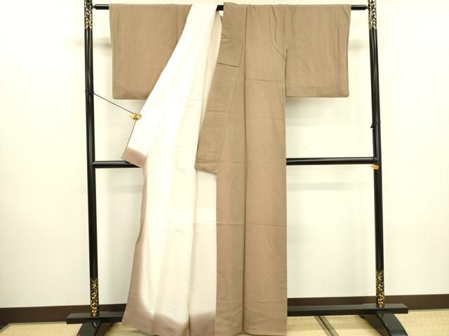 平和屋着物□江戸小紋 鮫小紋柄 鬼しぼ縮緬 正絹 逸品 DABB7072op