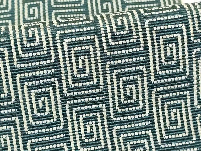 平和屋着物◎男性 本場筑前博多織 角帯 幾何学文 正絹 逸品 DABB2611qp