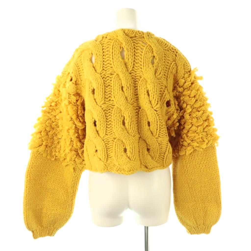 ラインヴァンド LEINWANDE Cable Short Cardigan カーディガン ニット  