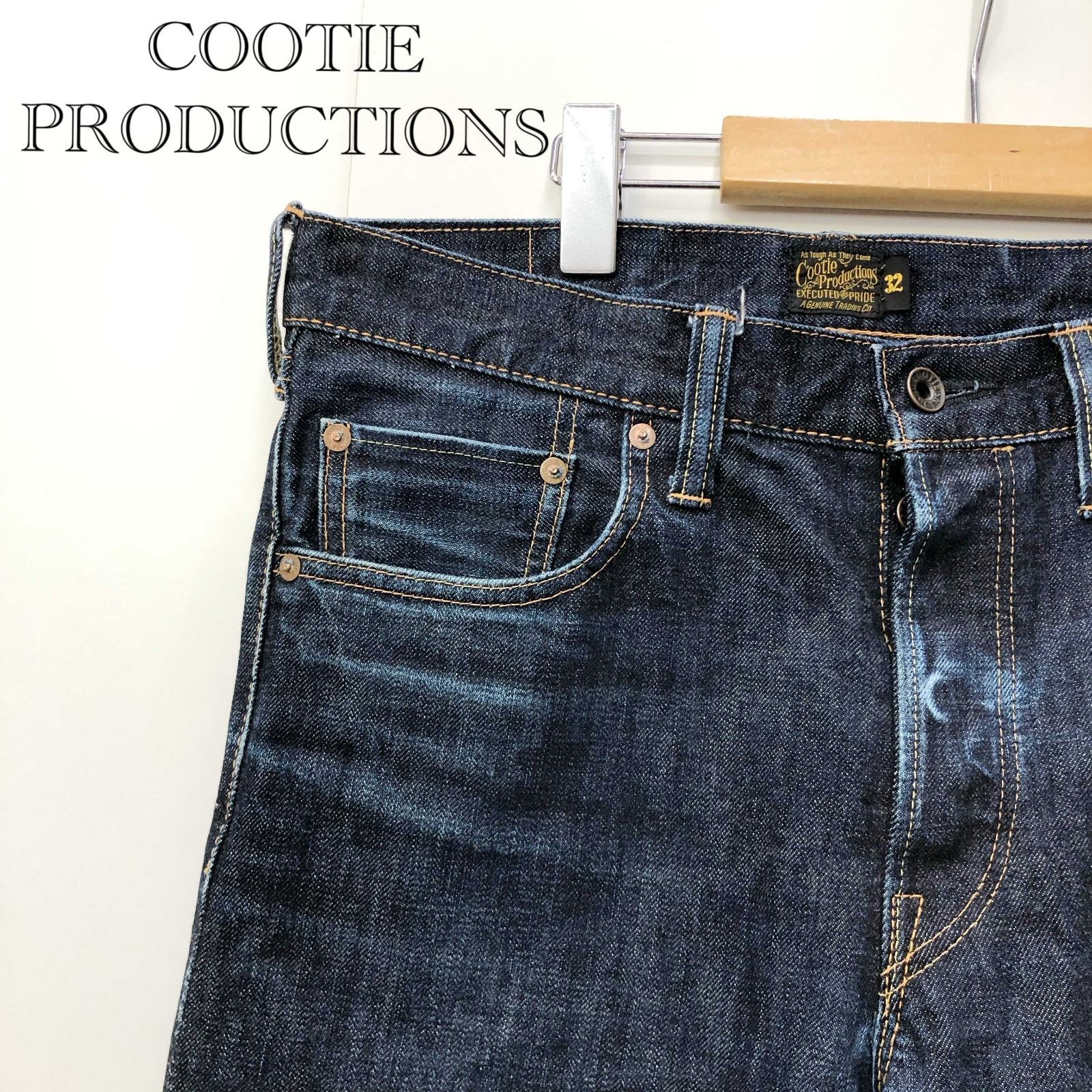 COOTIE PRODUCTIONS デニムパンツ デニムパンツ⁄インディゴ⁄ボトムス 