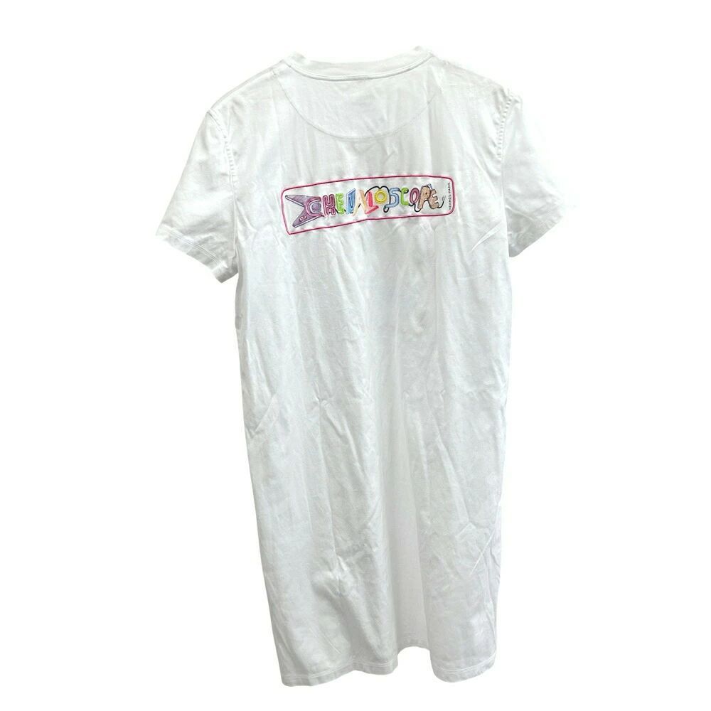 中古】HERMES エルメス 半袖 ワンピース ROBE DROITE CHEVALOSCOPE  