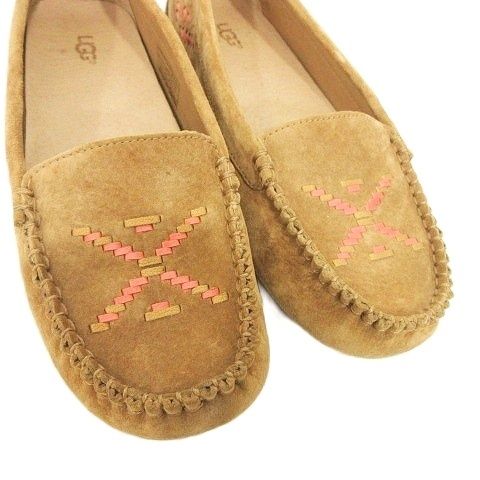 UGG W CALZE RUSTIC WEAVE モカシン 24.5 アグ オーストラリア UGG australia モカシン スリッポン カルチェ ラ