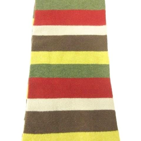 ステューシー STUSSY ウール マフラー ボーダー 厚手 マルチカラー