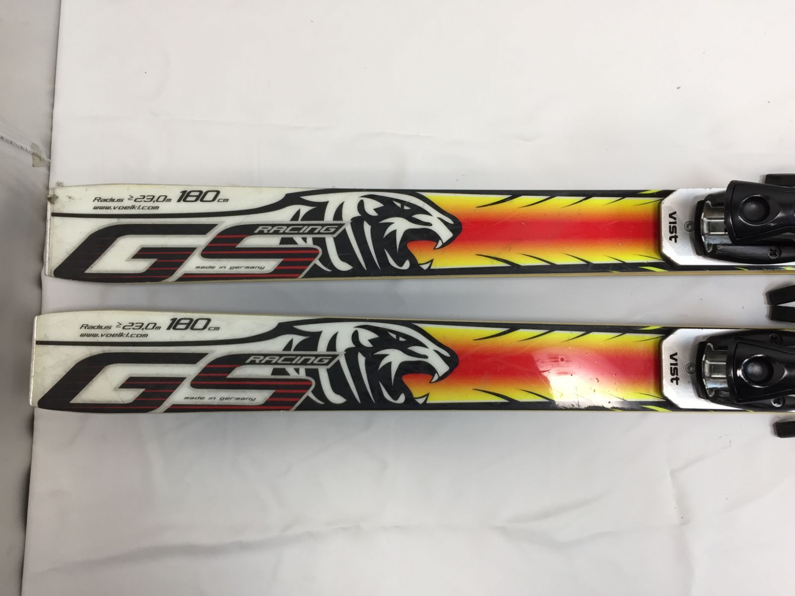 ◇メンテ済◇ スキー Volkl racetiger GS 180 cm + Salomon 914 Vist