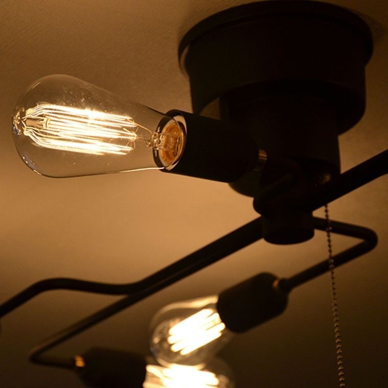 ELUX エルックス GENON ゲノン 6灯シーリングライト ブラック LB2