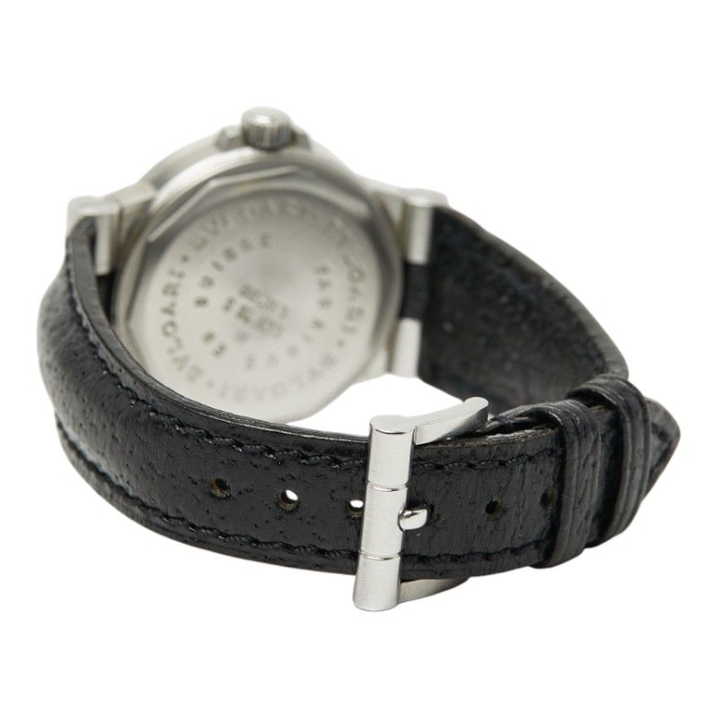 ブルガリ ディアゴノ スポーツ LCV29S ステンレススチール レザー