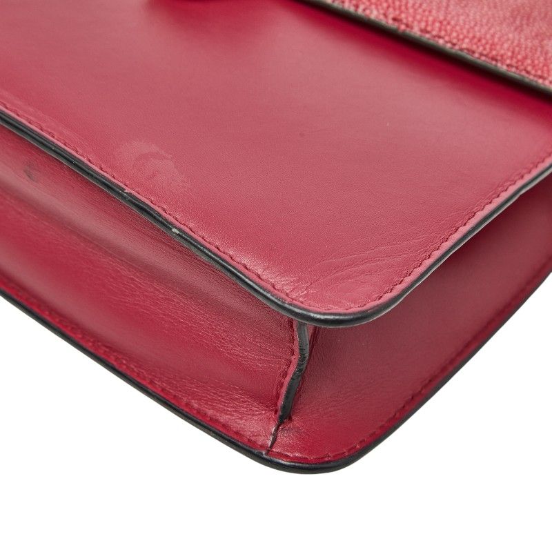 ブルガリ セルペンティ チェーンショルダーバッグ レッド ピンク