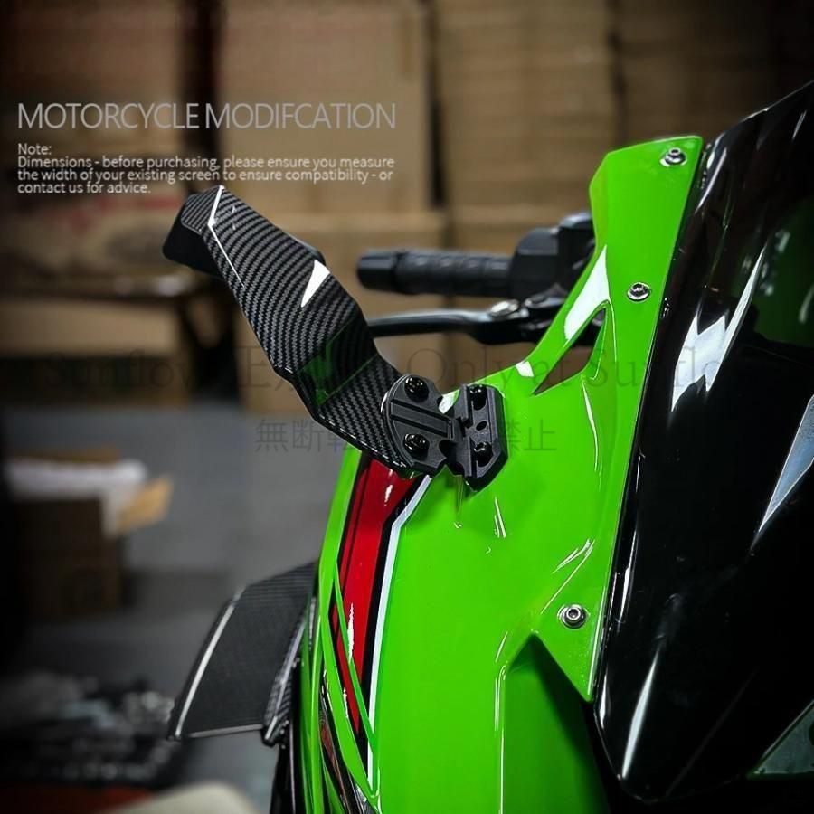 新品未使用】バックミラーカワサキニンジャ ZX25R ZX25RR ZX4R ZX4RR