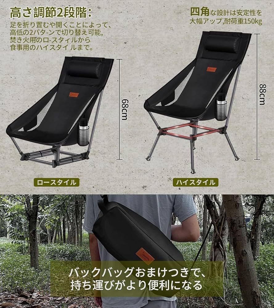 値下げ2！Coleman ×Monroコラボ！ コンパクトチェア デニム柄廃盤