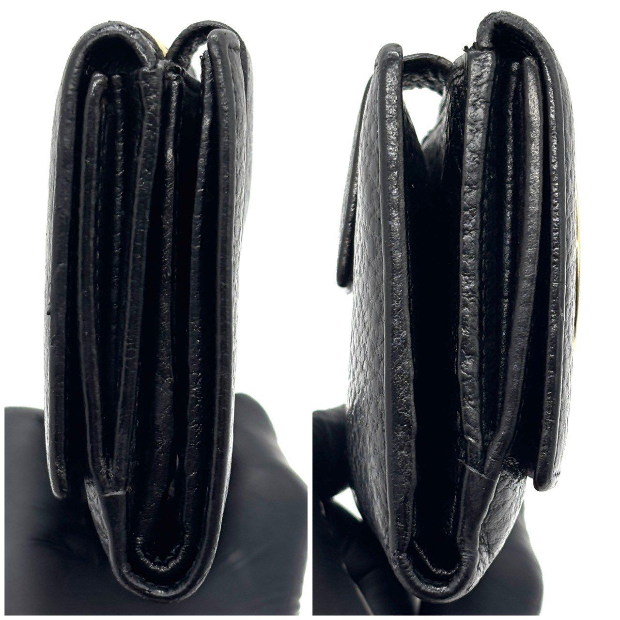 静かに語るGの品格】 GUCCI 二つ折り財布 インターロッキングG