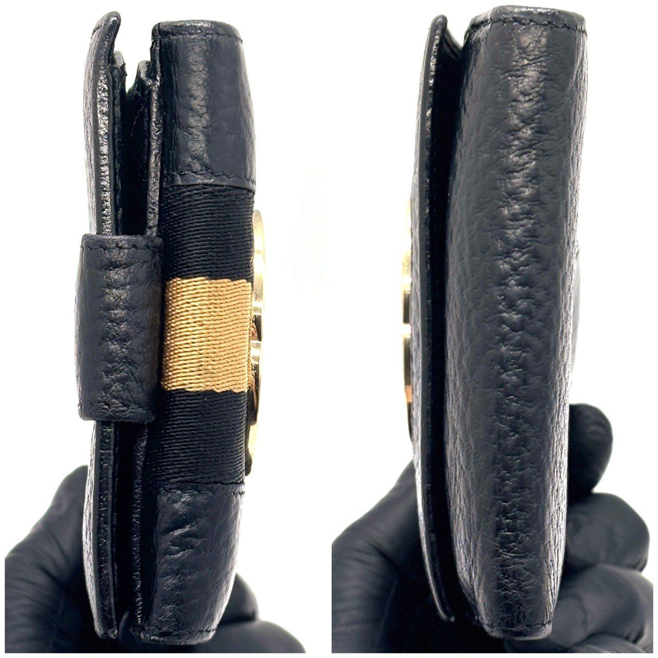 静かに語るGの品格】 GUCCI 二つ折り財布 インターロッキングG