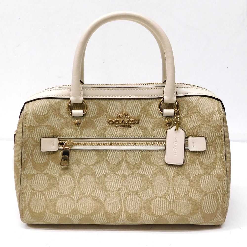 Hn612661 2WAYバッグ コーチ シグネチャー ローアン サッチェル B2022  