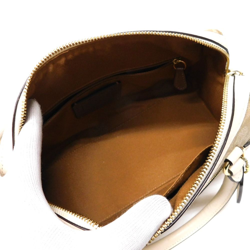 Hn612661 2WAYバッグ コーチ シグネチャー ローアン サッチェル B2022  