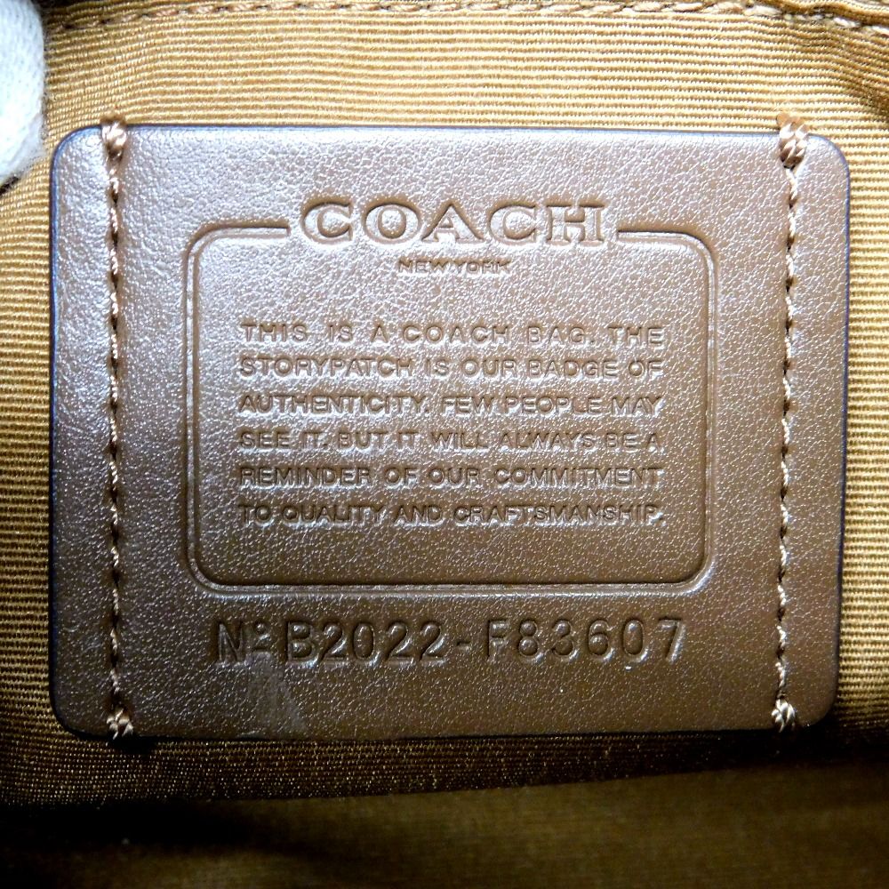 Hn612661 2WAYバッグ コーチ シグネチャー ローアン サッチェル B2022  
