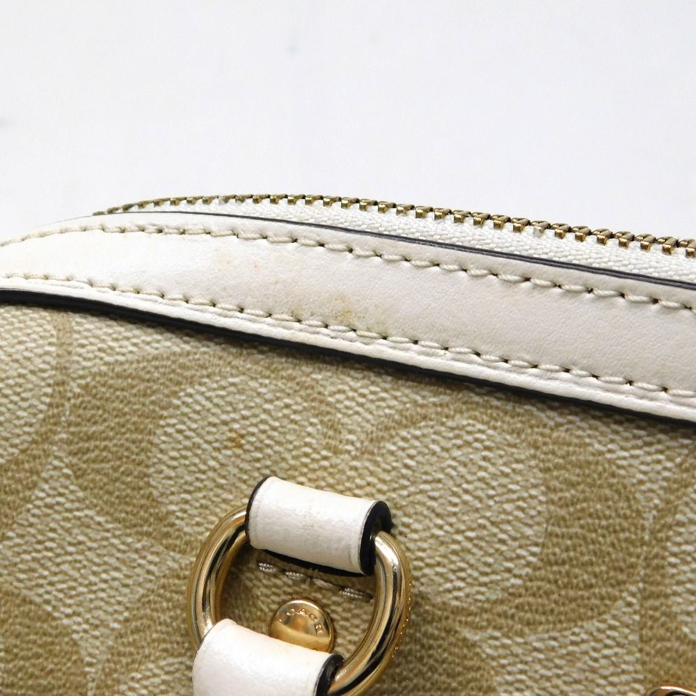 Hn612661 2WAYバッグ コーチ シグネチャー ローアン サッチェル B2022  