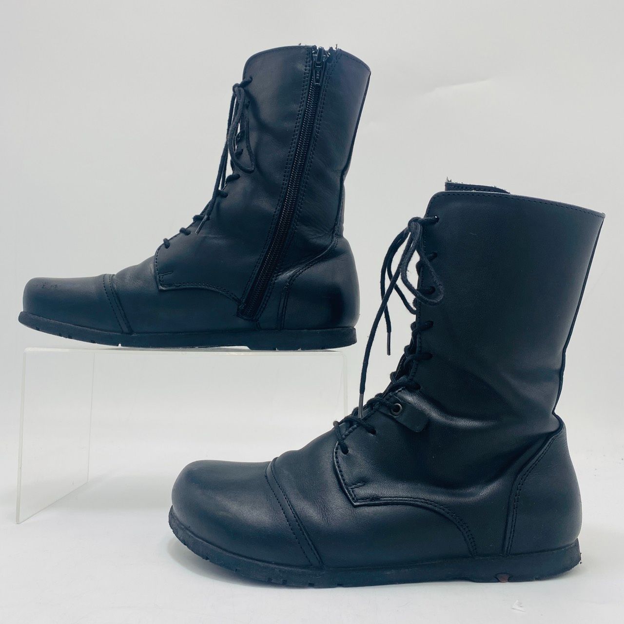 BIRKENSTOCK コーブルク ショートブーツ サイドジップ レースアップ