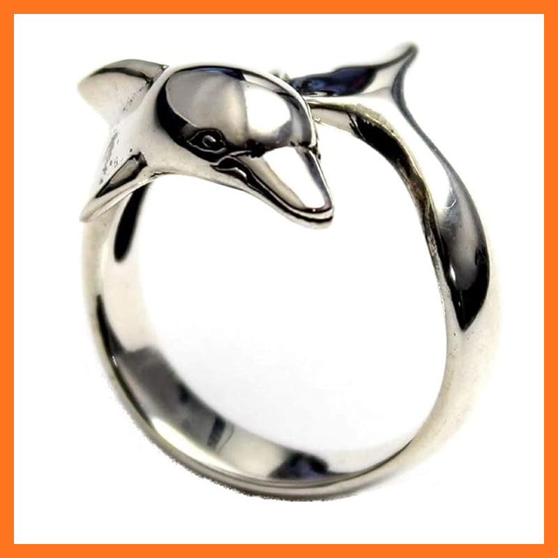新品】 ポリネシア ハワイアンジュエリー ドルフィンリング イルカ