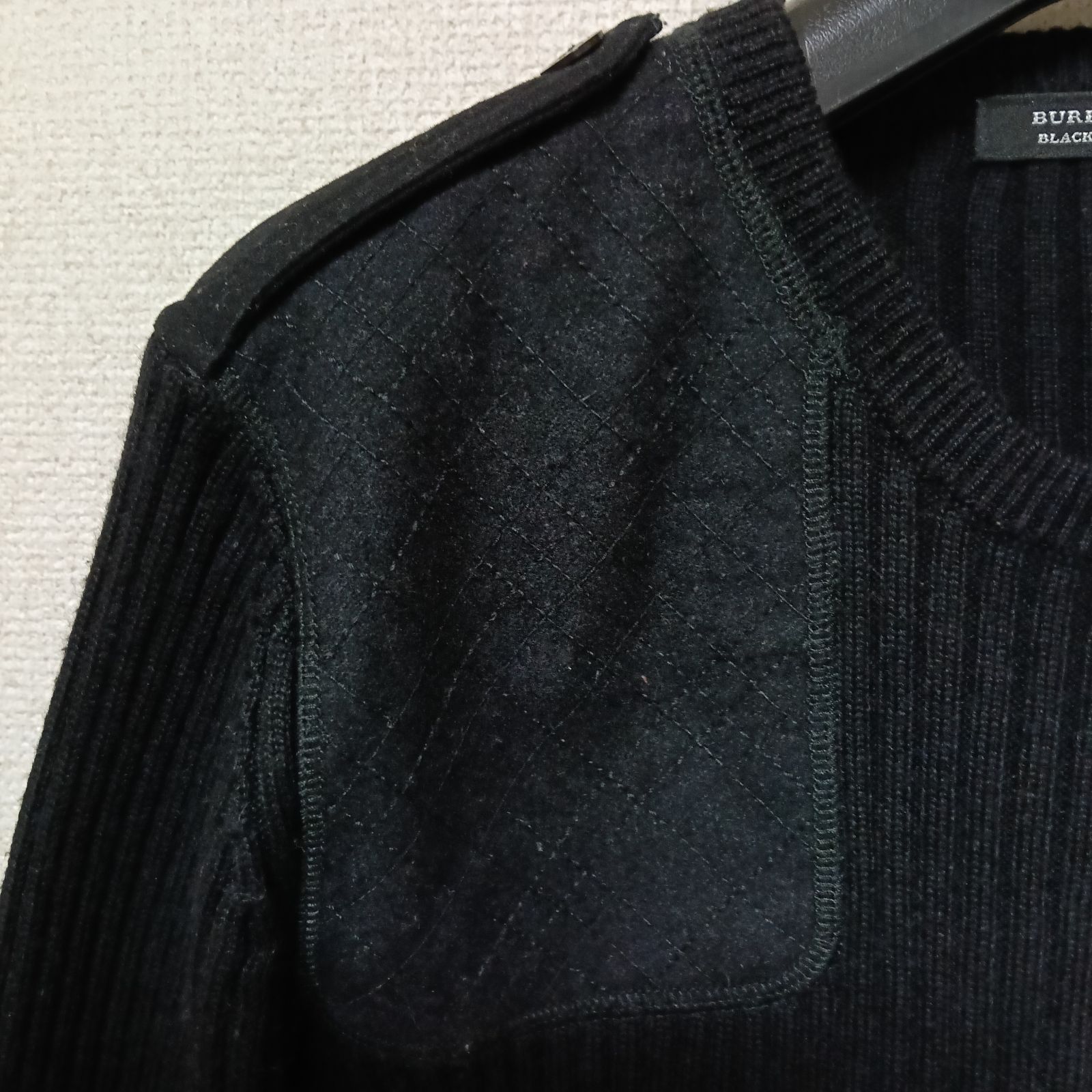 BURBERRY BLACK LABELバーバリーブラックレーベルニットコマンド 