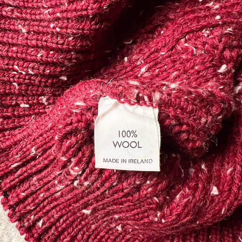 アイルランド製 aran crafts ウール フィッシャーマン ニット セーター