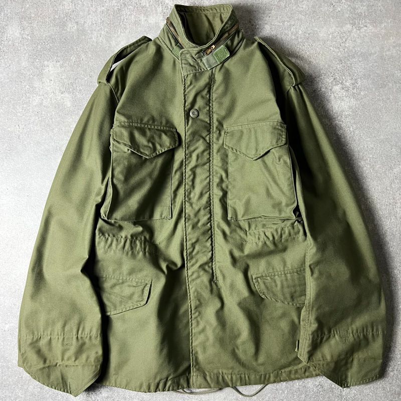 80s 80年製 US ARMY 米軍実物 M-65 フィールド ジャケット S-R 3rd