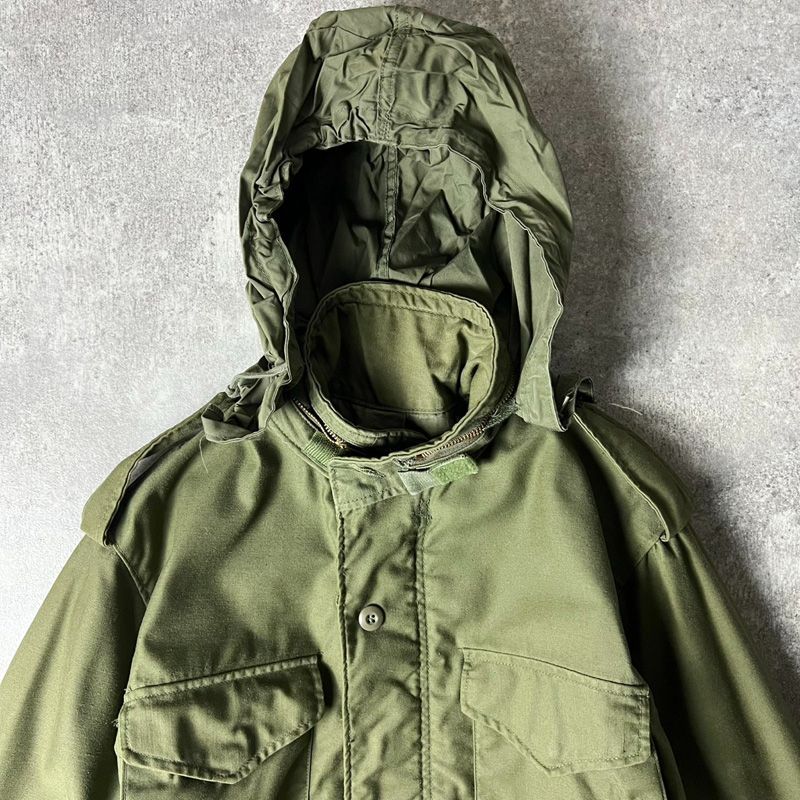 80s 80年製 US ARMY 米軍実物 M-65 フィールド ジャケット S-R 3rd