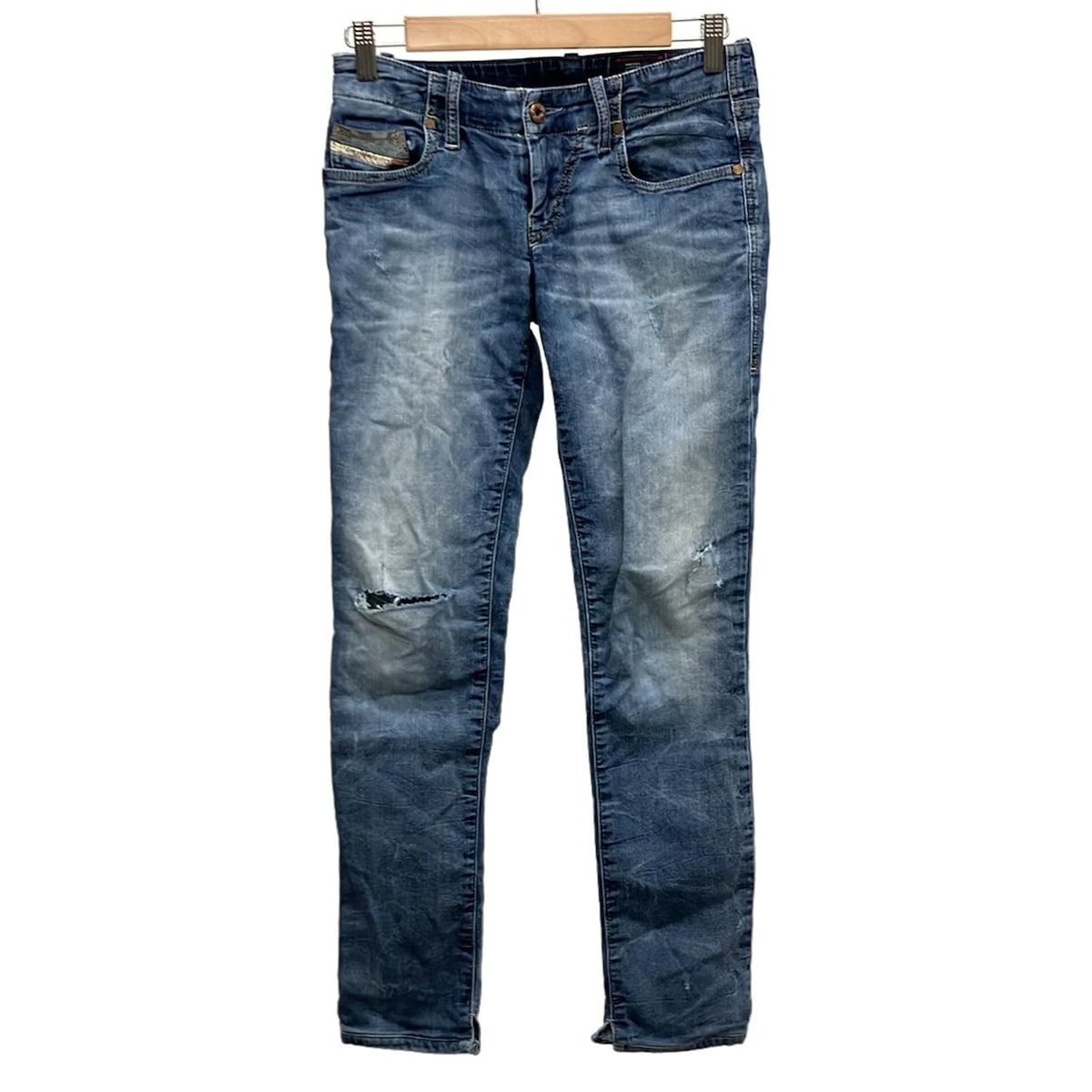 美品】ディーゼル DIESEL ダメージデニム 美品】DIESEL ダメージ加工 