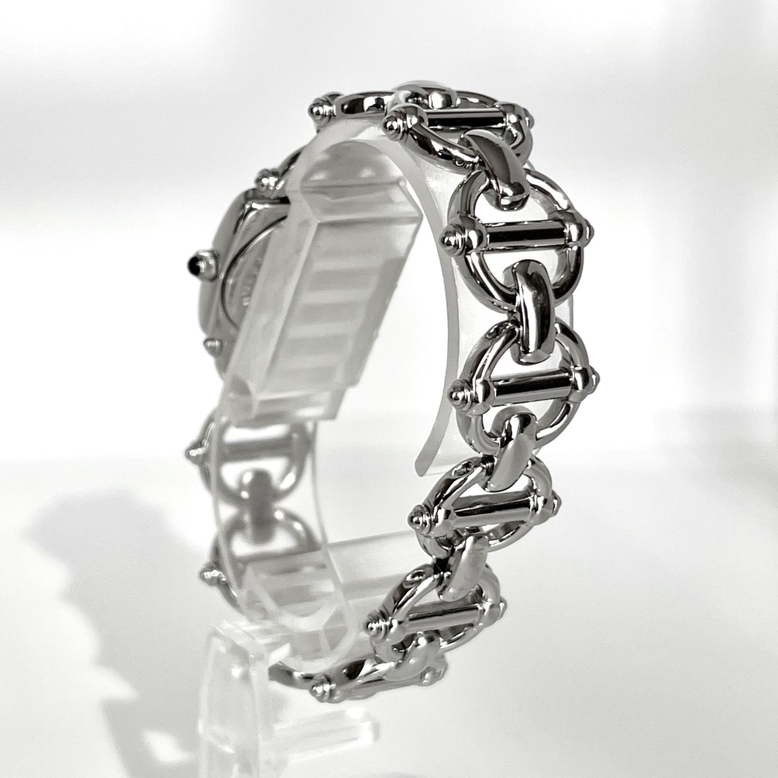 グッチ 6400L レディース 腕時計 磨き済み 美品】GUCCI 電池新品