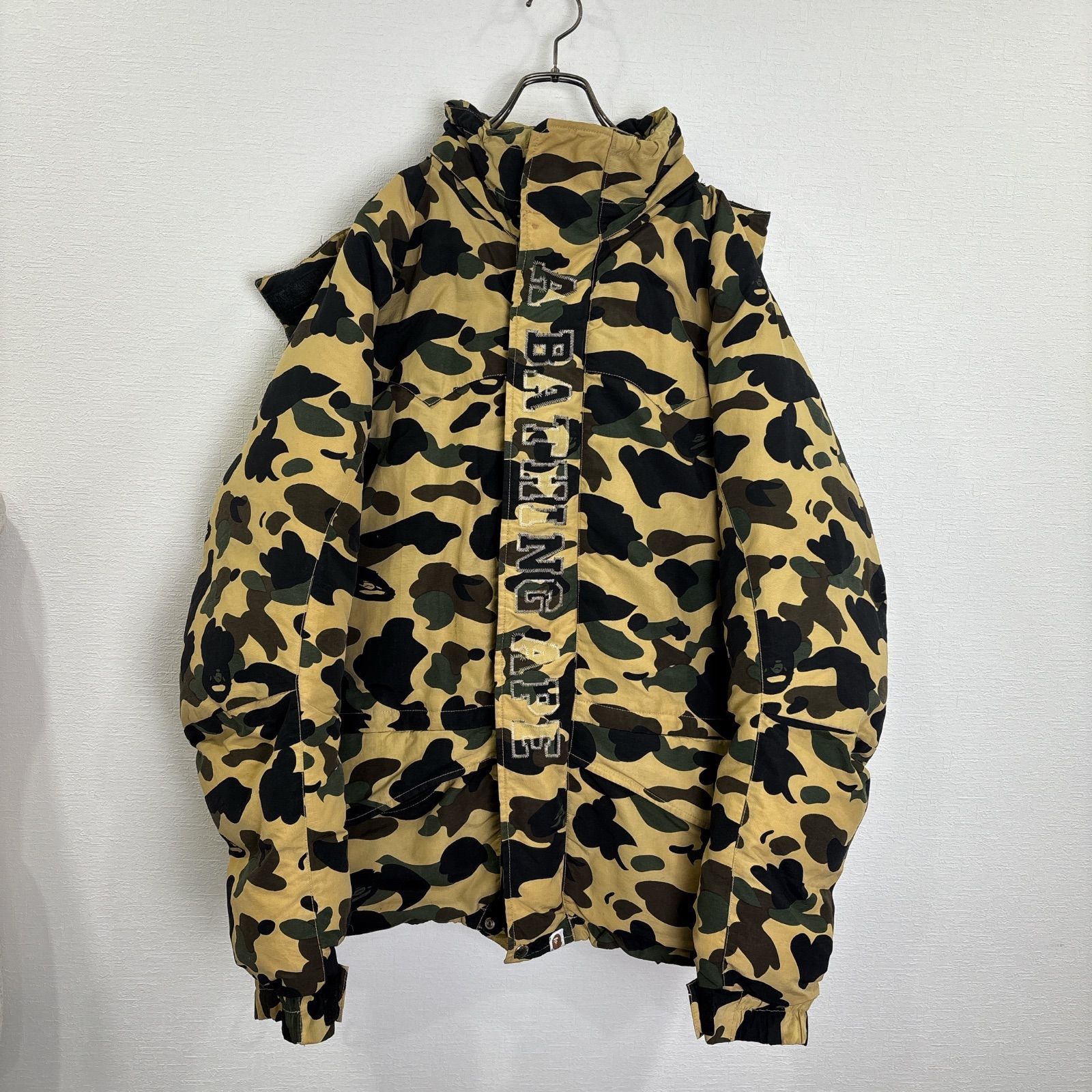 エイプ ジャケット ファーストカモグリーンカモ90s アベイシングエイプ