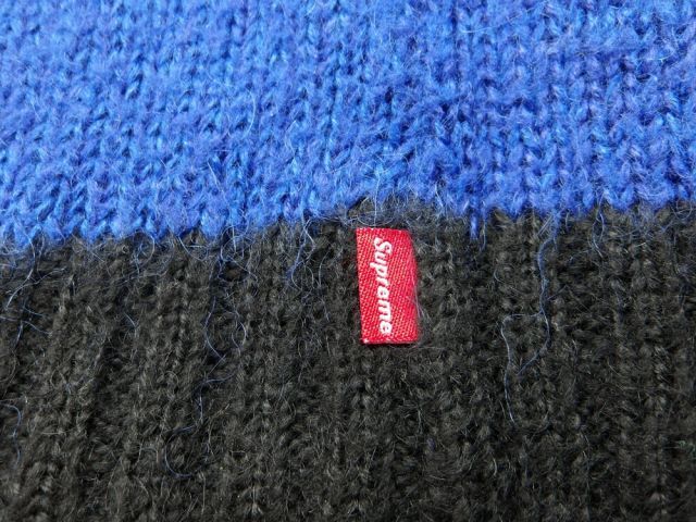 SUPREME 19ss Patchwork Mohair Cardigan Multicolor サイズL