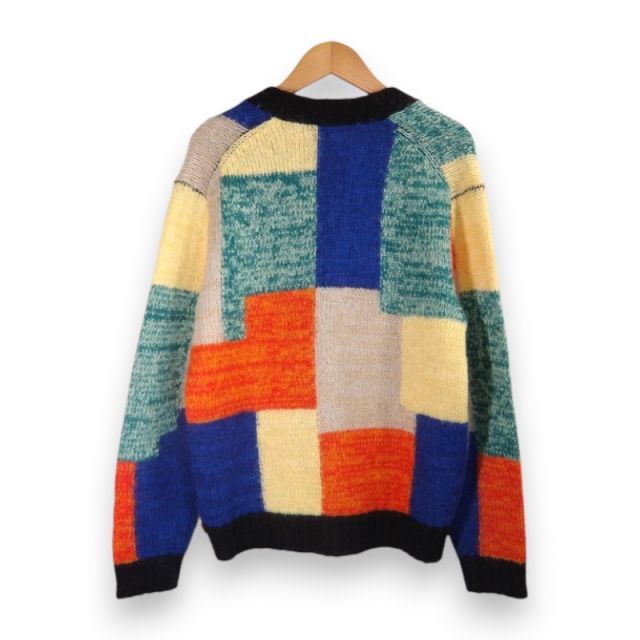 SUPREME 19ss Patchwork Mohair Cardigan Multicolor サイズS