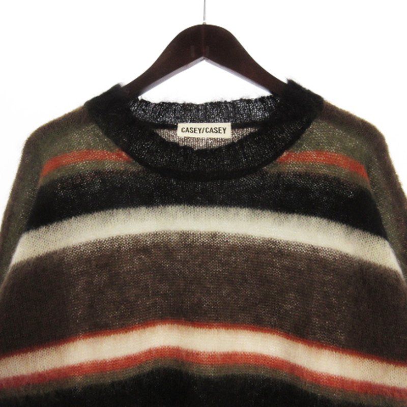 ケイシー ケイシー CASEY CASEY 良品 STRIPE MOHSIL JUMPER ケイシー ケイシー CASEY CASEY 良品 STRIPE MOHSIL JUMPER