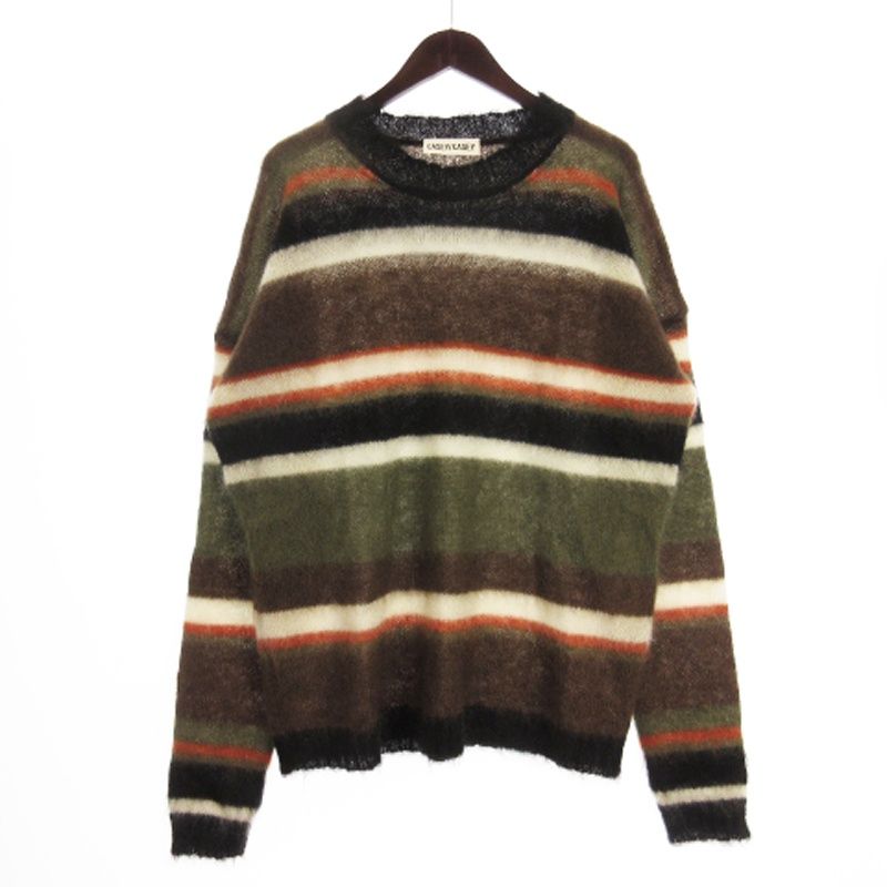 ケイシー ケイシー CASEY CASEY 良品 STRIPE MOHSIL JUMPER ケイシー ケイシー CASEY CASEY 良品 STRIPE MOHSIL JUMPER