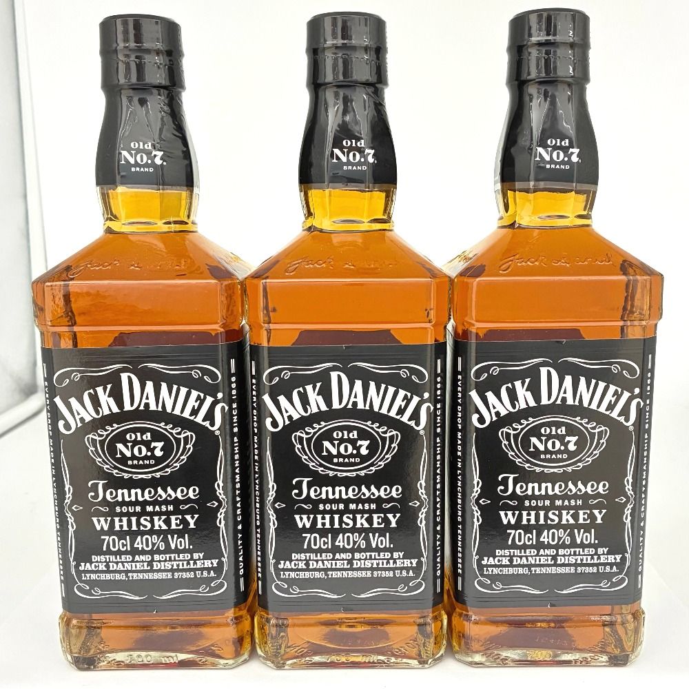 ジャックダニエル old NO.7 3本セット 700ml 40% - メルカリ