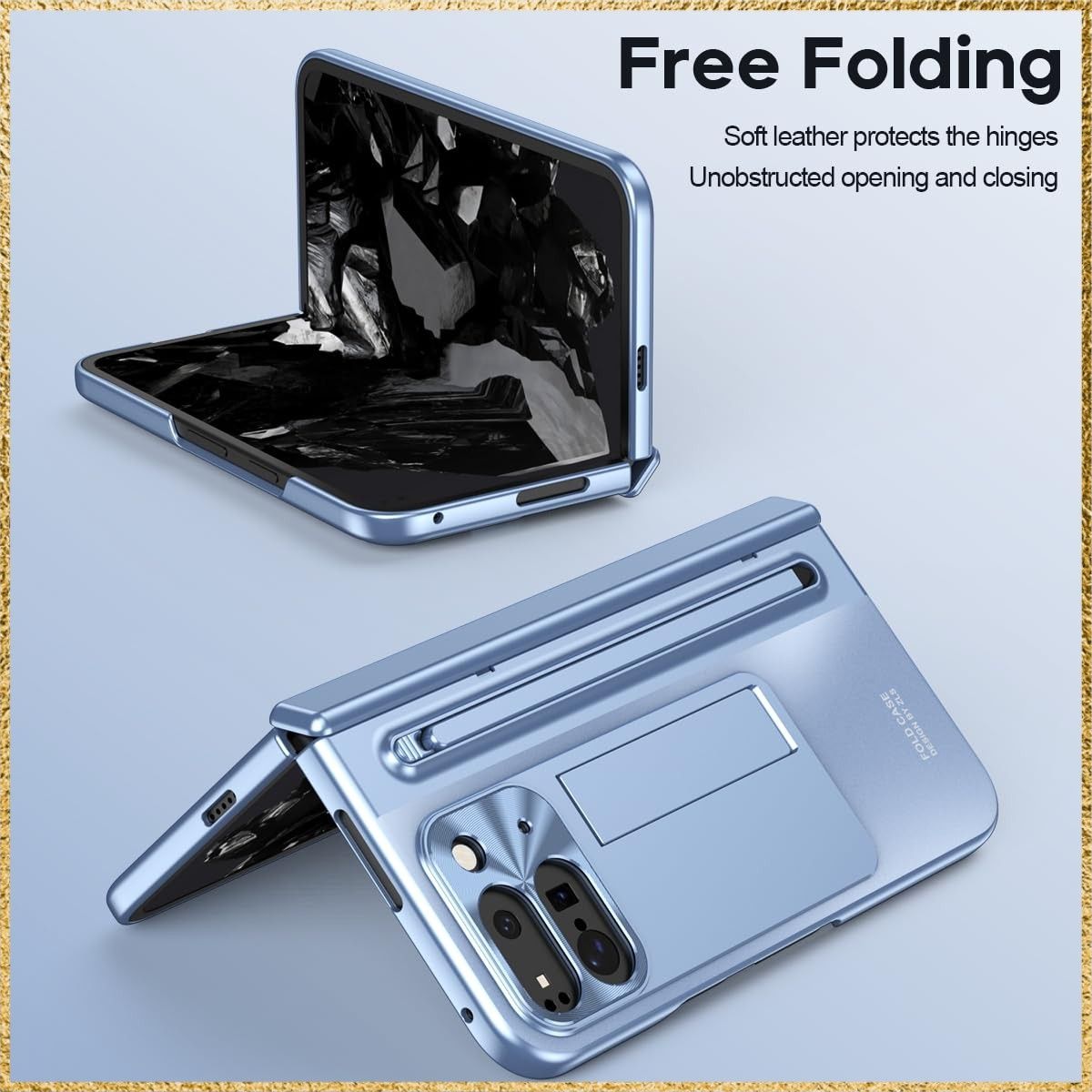 ☆彡送料無料でお届け☆彡Color:ブルー ケース 手帳型 GG Pxl 9 Pro