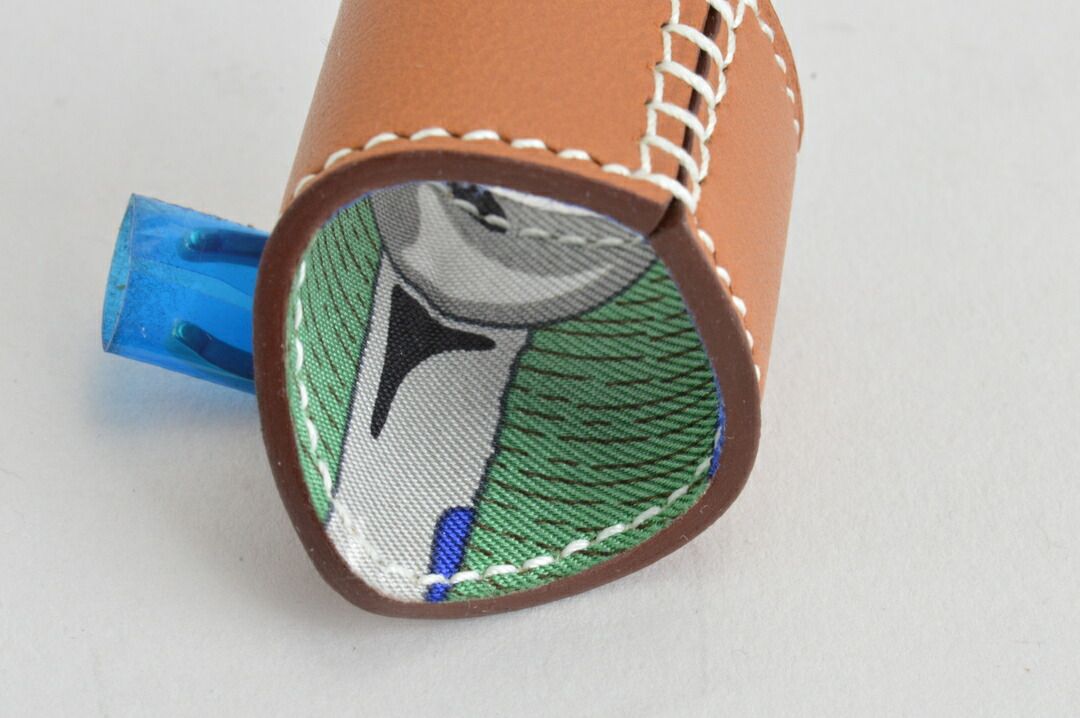 エルメス HERMES スカーフリング 90 ポルト・ボヌール マロンアルザン