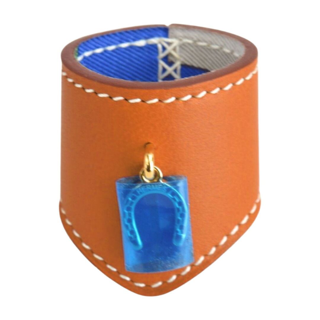 【最終値下】Hermes スカーフリング ポルトボヌール エルメス HERMES スカーフリング 90 ポルト・ボヌール マロンアルザン