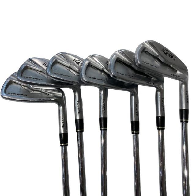 中古】 本間ゴルフ TOUR WORLD TW727P FORGED 6S アイアンセット IR NS