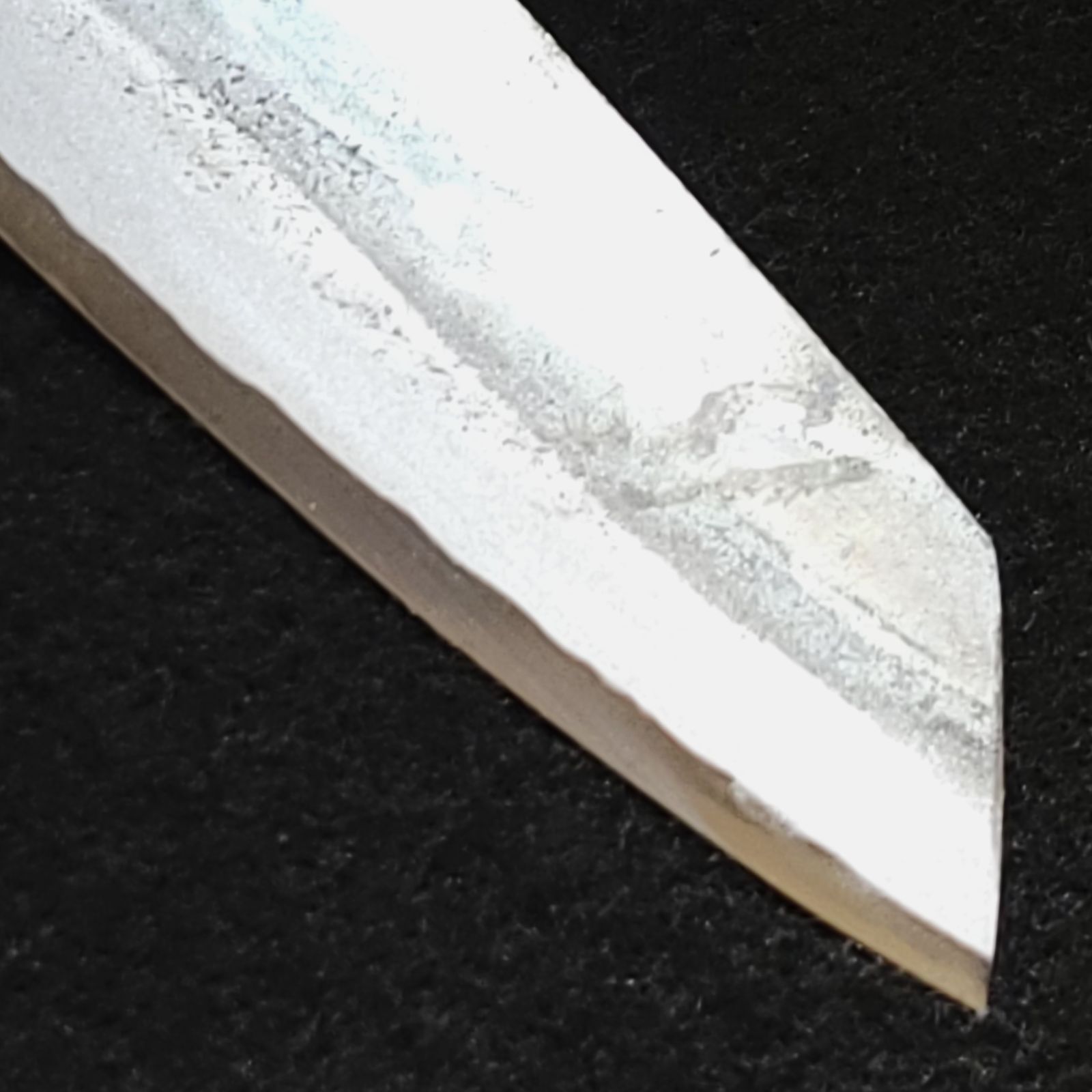 青紙スーパー 黒打 万能包丁 165㎜ G1120 焼柄 日本製 月光作 - メルカリ