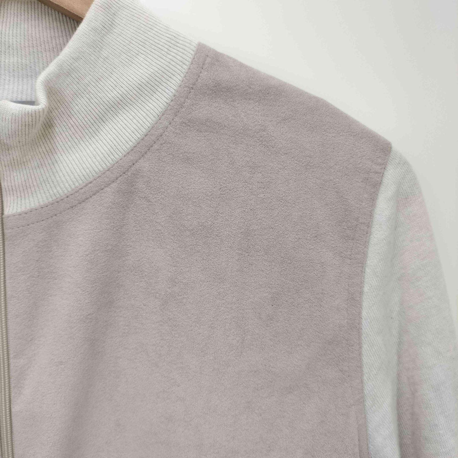 グランサッソ Gran Sasso ハイゲージコットン ダブルジップ ニット