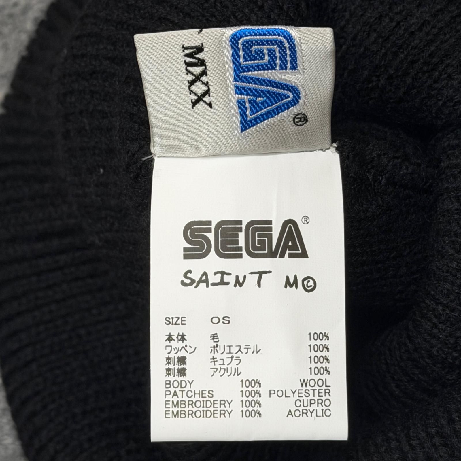 参考上代30800円 未使用 SAINT MICHAEL × SEGA 25AW SG_KNIT CAP